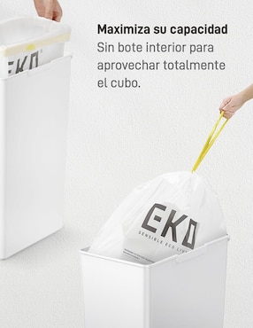 Bote de basura Eko morandi de plástico
