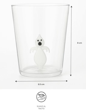 Set de vasos para jugo Ideen fantasma de cristal con 6 piezas