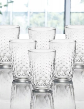 Set de vasos highball Bormioli Rocco long drink glit de cristal con 6 piezas