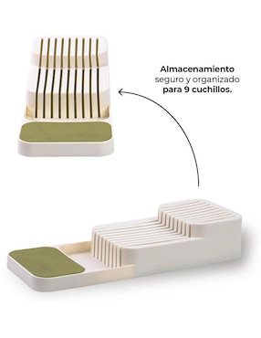 Organizador de utensilios cocina Queen Sense cuchillos