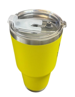 Termo Luxo MX de acero inoxidable Pikachu collection con tapa push pull 887 ml