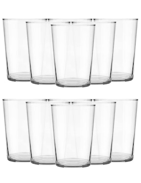 Set de vasos para jugo Stovmex taska de vidrio con 12 piezas