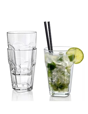 Set de vasos para agua Stovmex San Marco de vidrio con 6 piezas