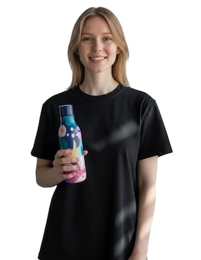 Termo Macarena Brand de acero inoxidable edición multicolores con tapa rosca 550 ml