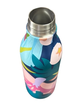 Termo Macarena Brand de acero inoxidable edición multicolores con tapa rosca 550 ml