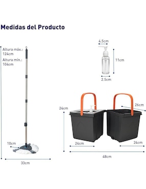 Trapeador giratorio Bluelander
