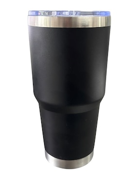 Set termo Luxo Mx de acero inoxidable Los Caballeros del Zodiaco con tapa push pull 887 ml