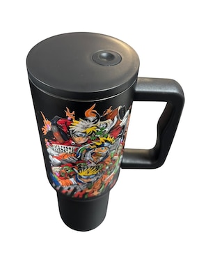 Termo Luxo Mx de acero inoxidable naruto con tapa rosca