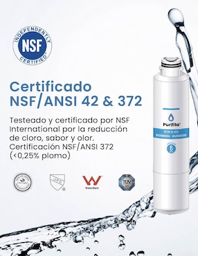 Set filtro de agua Purifita sa-da29 x2.