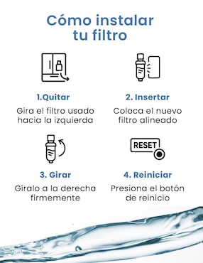 Set filtro de agua Purifita sa-da29 x2.