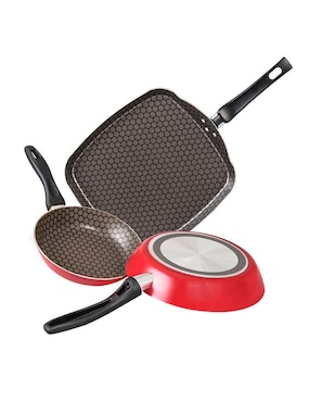 Set de sartenes Cinsa Magnifica de aluminio 3 piezas