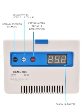 Purificador, dispensador y filtro de agua Biozon Plus