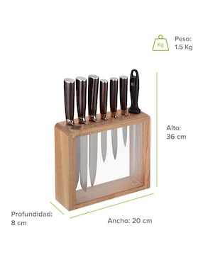 Set de cuchillos Avera 7 piezas