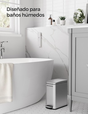 Bote de basura Songmics Home Plushic de acero inoxidable