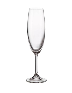 Set de copas para champán Bohemia Sylvia de vidrio 6 piezas