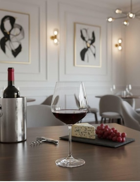 Set de copas para vino tinto Bohemia Strix de vidrio 6 piezas