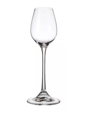 Set de copas para licor Bohemia Columba de vidrio 6 piezas