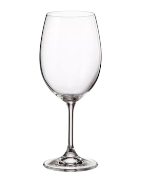 Set de copas para vino Bohemia Sylvia de vidrio 6 piezas