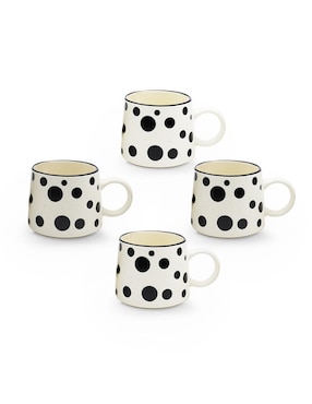 Set de tazas clásicas Chefmaker 4 piezas