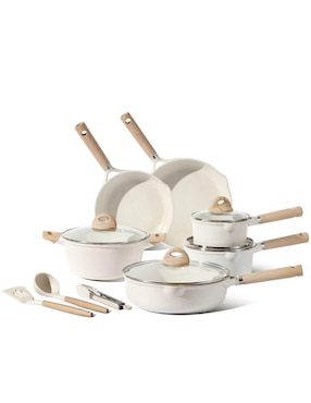 Batería de cocina Carote de aluminio fundido antiadherente sin PFOA 13 piezas