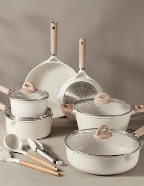 Batería de cocina Carote de aluminio fundido antiadherente sin PFOA 13 piezas