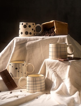 Set de tazas clásicas Chefmaker Raya 4 piezas