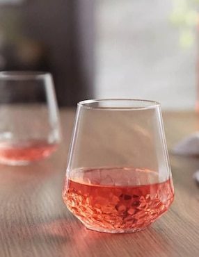 Set de vasos para agua Libbey glacier de vidrio con 4 piezas