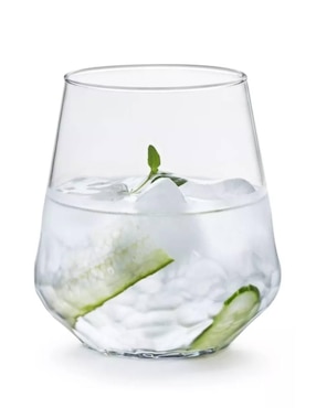 Set de vasos para agua Libbey glacier de vidrio con 4 piezas
