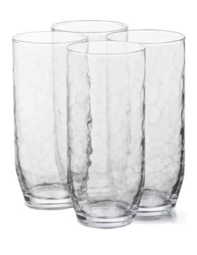 Set de vasos para agua Libbey alaska de vidrio con 4 piezas