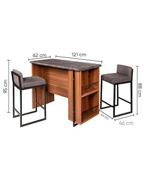 Antecomedor cody Kessa para 2 personas
