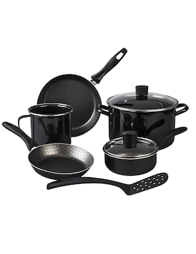 Batería de cocina Xtellar de aluminio antiadherente thermocell 8 piezas