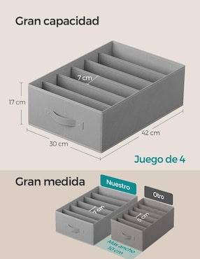 Caja organizadora Songmics Home