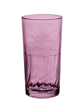 Vajilla cerrada Libbey crisa morado de vidrio para 4 personas