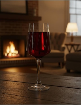 Set de copas para Vino Cristar de vidrio 6 piezas
