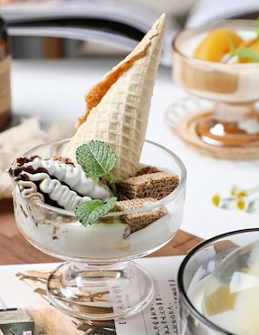 Set de copas para helado Cristar de vidrio 6 piezas