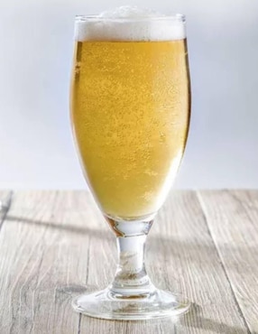 Set de copas para cerveza Cristar toscana de vidrio 6 piezas