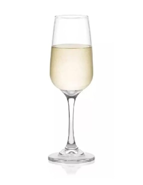 Set de copas para champán Cristar trentino de vidrio 6 piezas