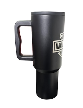 Termo Termomania de acero inoxidable Harley Davidson con tapa rosca 1.2 L