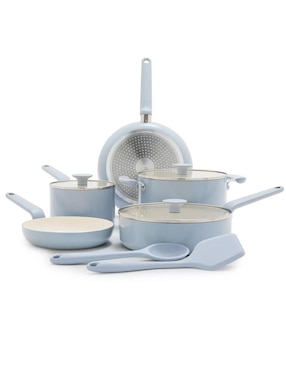 Batería de cocina Greenpan Rio advanced de aluminio antiadherente sin PFOA 10 piezas