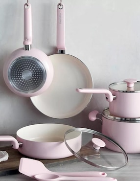 Batería de cocina Greenpan de cerámica antiadherente sin PFOA 10 piezas