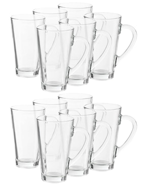 Set de tazas cappuccino Libbey Cavana 12 piezas