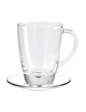 Taza americana Cristar Pergamino 12 piezas