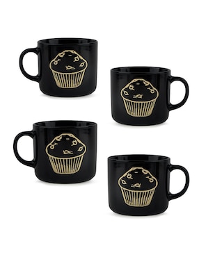 Set de tazas clásicas Chefmaker 4 piezas