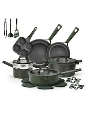 Batería de cocina Carote de aluminio antiadherente sin PFOA 20 piezas