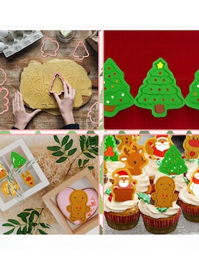 Set cortadores navideños de galletas Xtellar