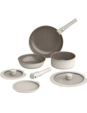 Batería de cocina Bella de aluminio antiadherente sin PFOA 8 piezas
