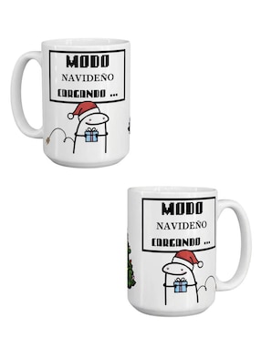 Set de tazas navideñas clásicas Tink 2 piezas