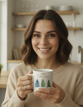 Taza navideña clásica Tink Merry Christmas