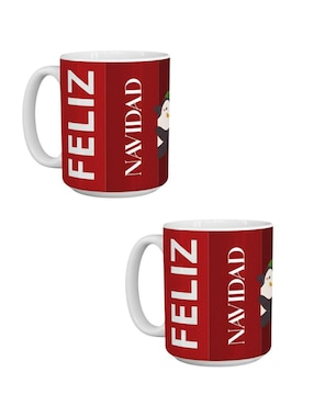 Set de tazas navideñas clásica Tink 2 piezas