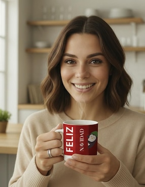 Set de tazas navideñas clásica Tink 2 piezas